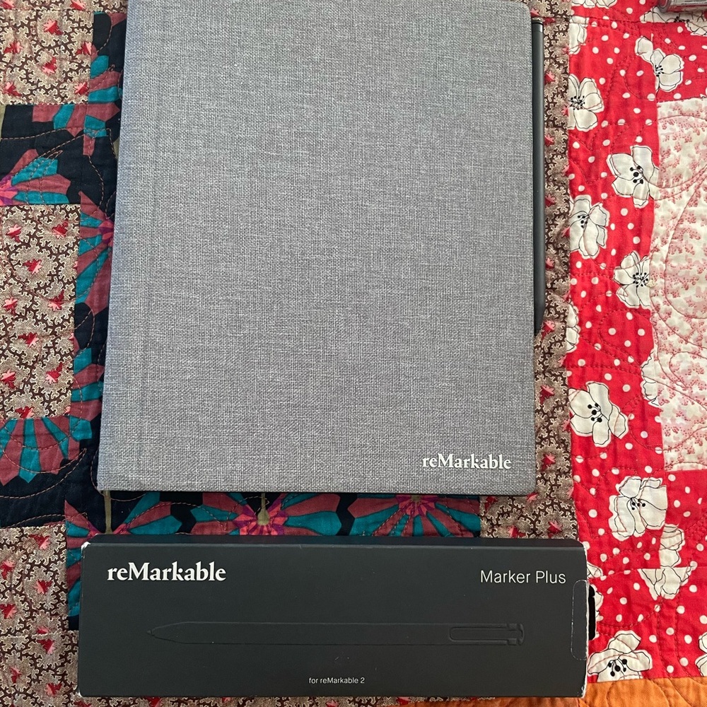 reMarkable 2-  Gray Tablet with Marker Plus & refill tips